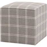 Knox Accent Cube in LiveSmart Walden Stone Fabric 6434.WSTO